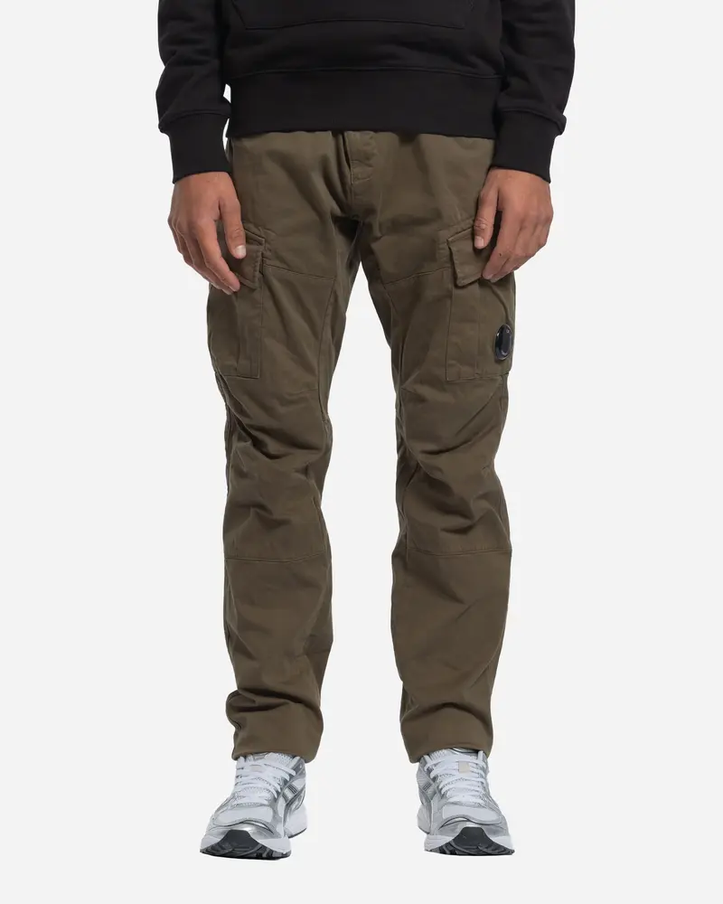 Pantalon Cargo en Satin Stretch